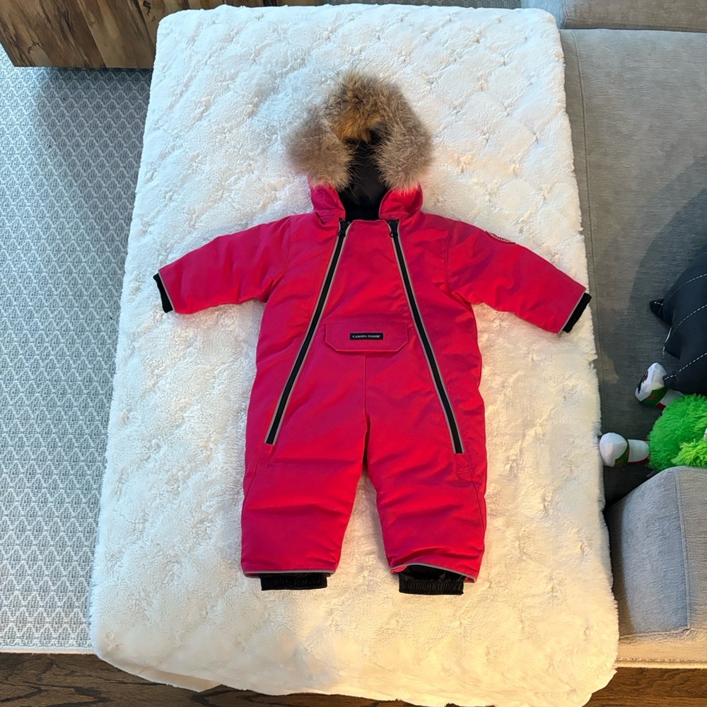 Canada Goose Pink Snowsuit